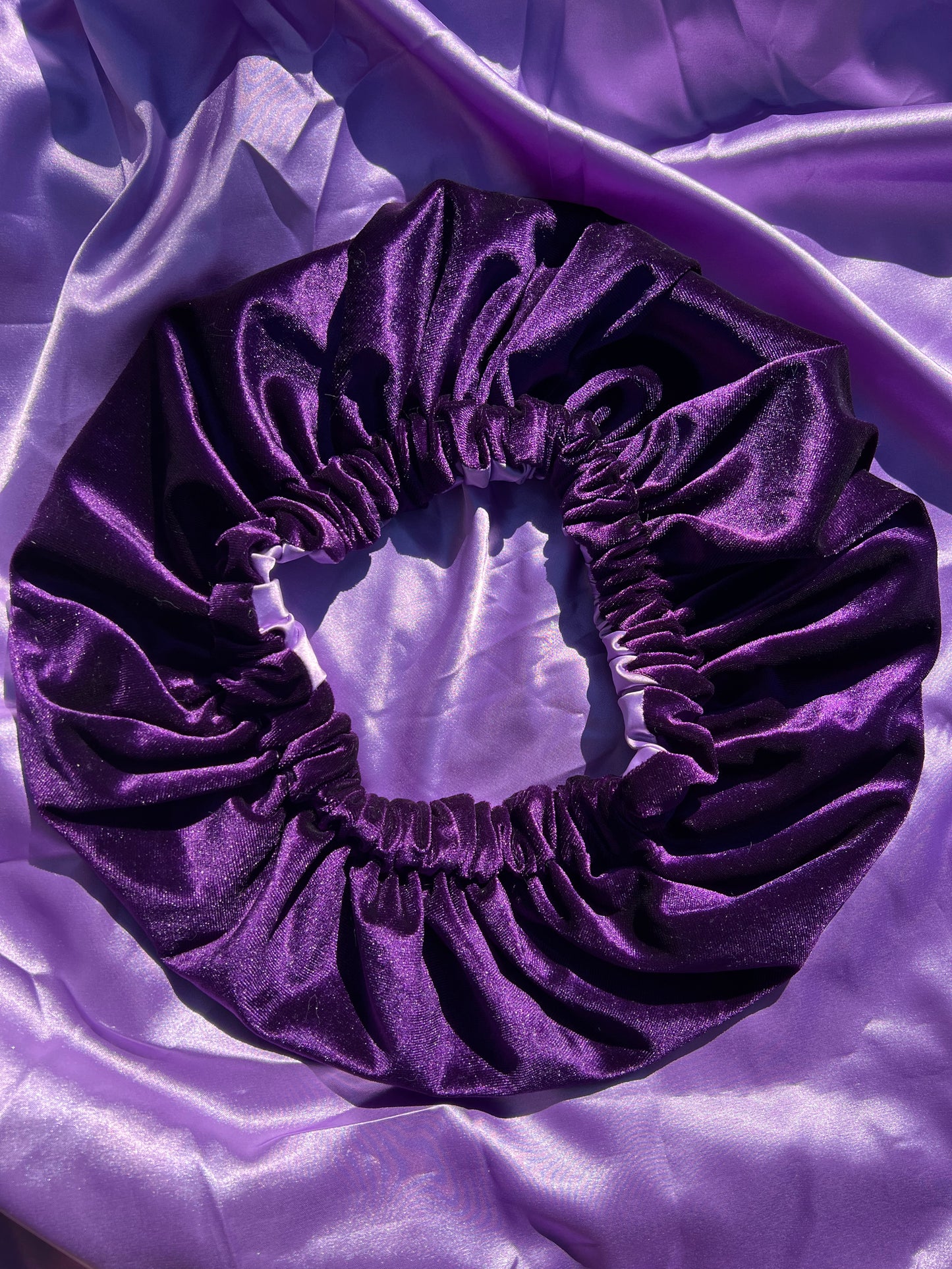Purple Rain Velvet Bonnet