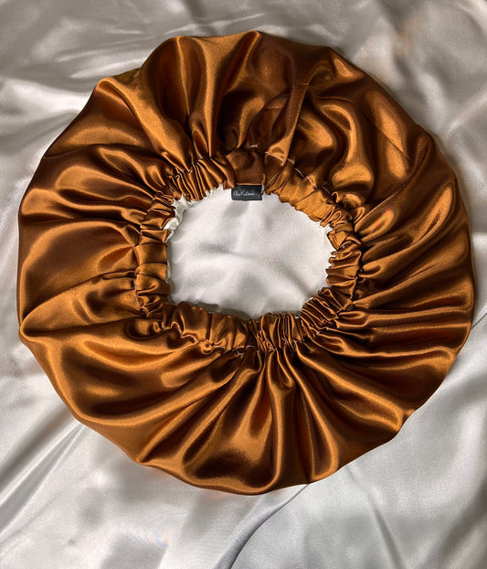 Brown & Cream Bonnet